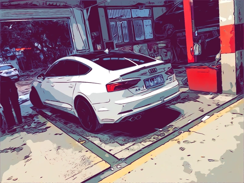 Для Audi A5 углеродного волокна задний спойлер 2 двери купе 2009- 4 Двери Седан+ крышка багажника M4 Стиль