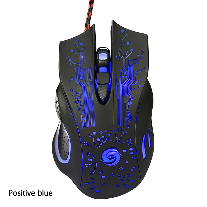 Проводная мышь игровая S 2750 dpi Professional 9 Кнопок RGB светодио дный LED оптическая 1 5 м