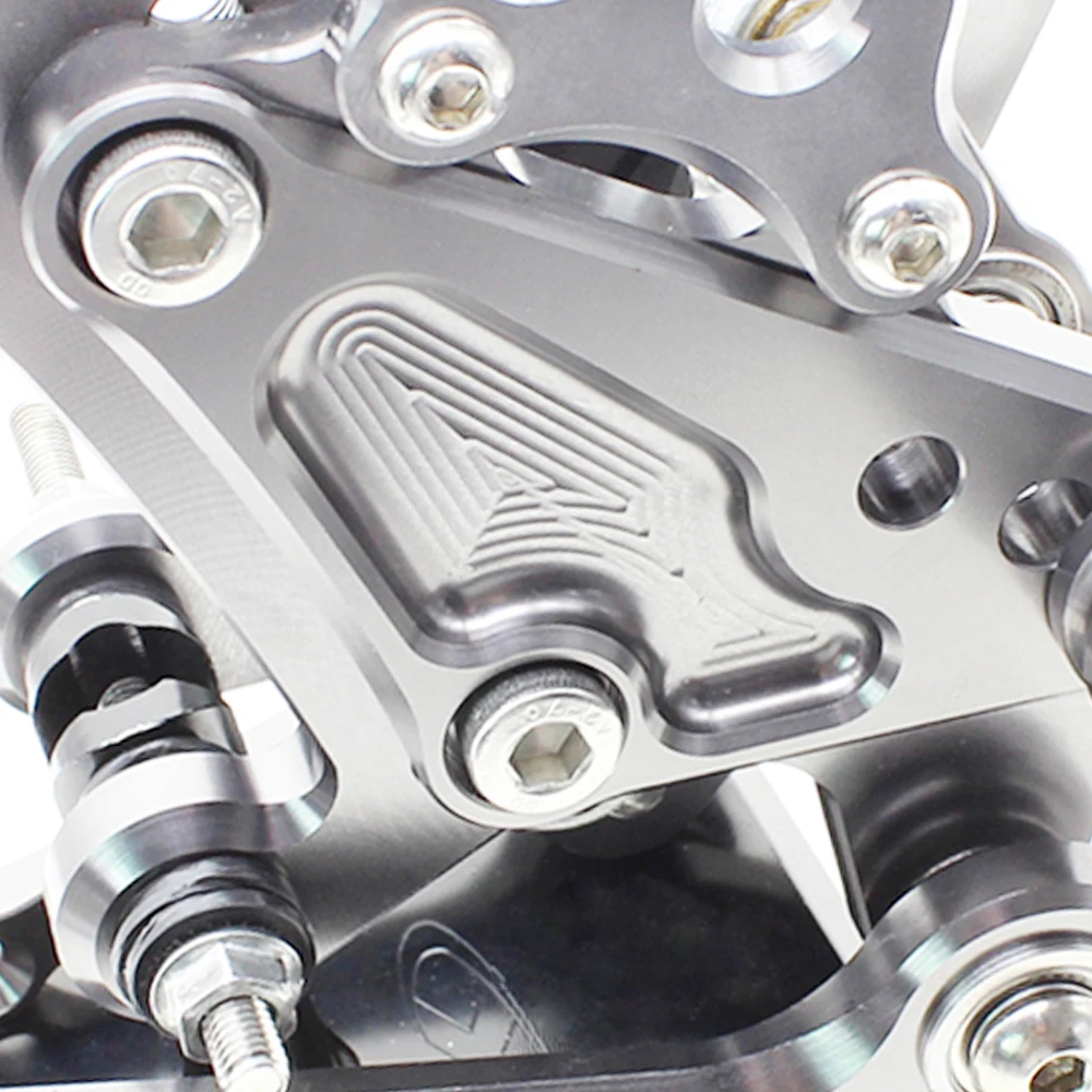 CNC Алюминий Регулируемый мотоцикл Rearsets подножки набор педали для ног DUCATI Diavel 2016