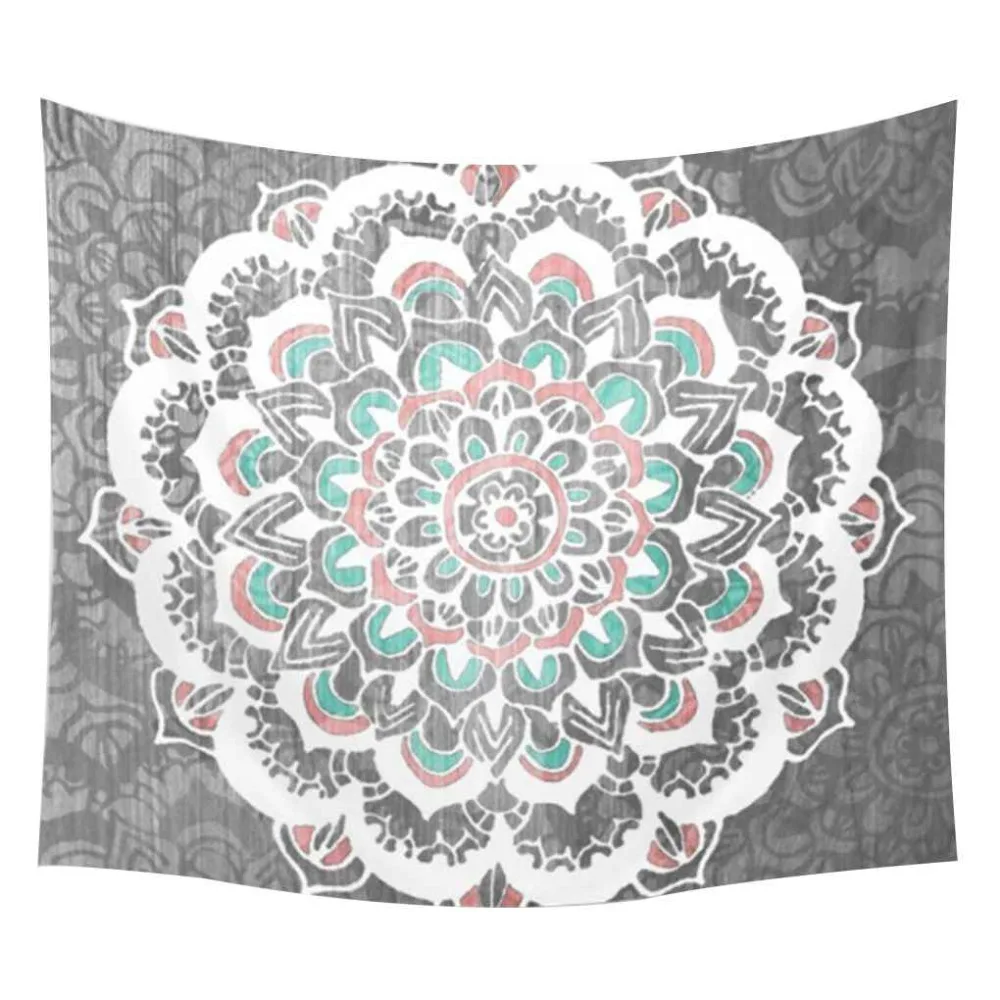 

Tapestry Ethnic Floral Prnting Bohemia Wall Hanging Tapestry Table Cloth Cover Home Decorative Beach Bath Towel Yoga Mat Sheets