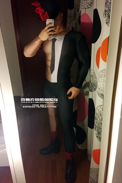 Новинка мужские брюки для бара ночного клуба певец DJ подиум 3D Поддельные мышцы