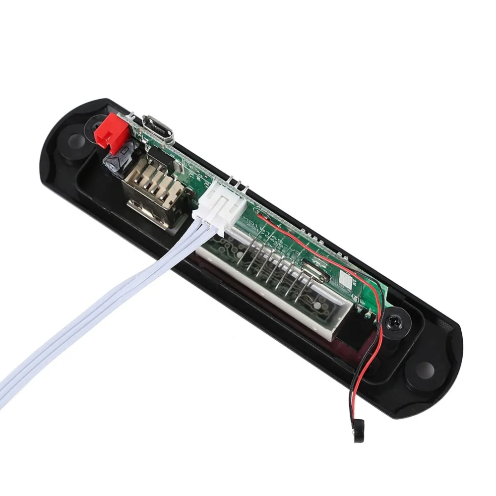 Эдал Беспроводной Bluetooth 12V 5V Micro USB микрофон 3 5 мм AUX аудио FLAC MP3 WMA декодер доска