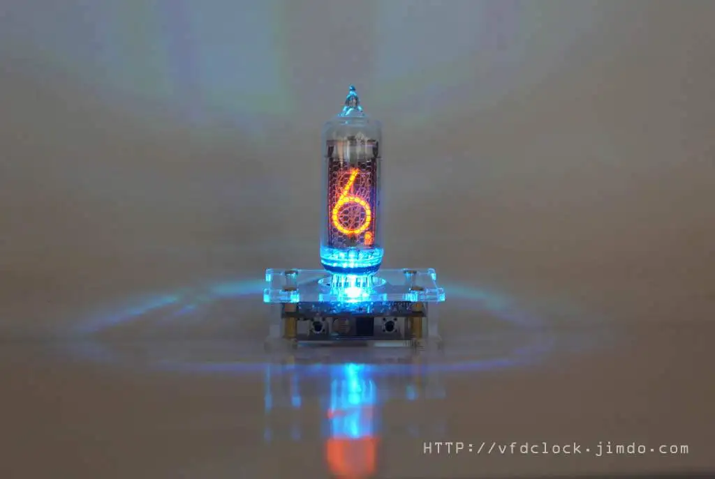 Новая версия-вставляемые в-14 одиночные трубки светящиеся часы, NIXIE светящиеся трубки, DIY часы, USB источник питания