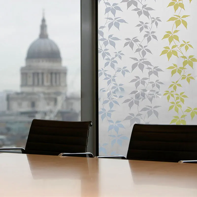 Съемная пять листьев цветок лоза высокого класса цветная печать статическая