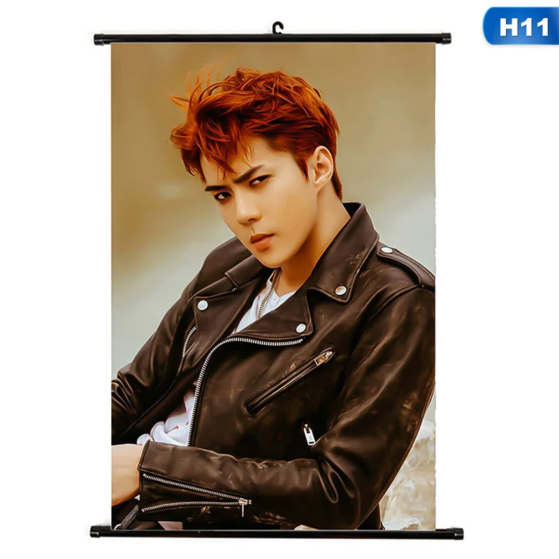 1 шт. K-pop EXO Ablum не портить мой темп плакаты четкое изображение украшения бумажные канцелярские принадлежности - Цвет: 11