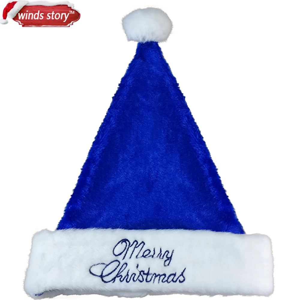 Рождественская Кепка с украшением 2 шт. плюшевые шапки подарок на Рождество