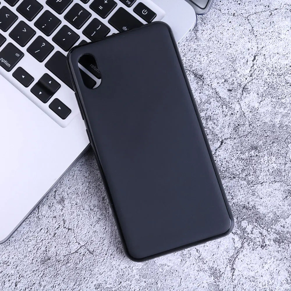 Чехол для Wiko View 3 View 3 Pro Y60 View 3 Lite, матовый чехол для телефона, мягкий силиконовый кошеек из ТПУ, противоударный черный чехол для телефона Wiko - Цвет: Black