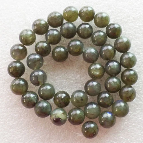 (1 прядь/Лот) оптовая продажа натуральный ларвицитовый Круглый бисер 15 5 дюйма 10 мм