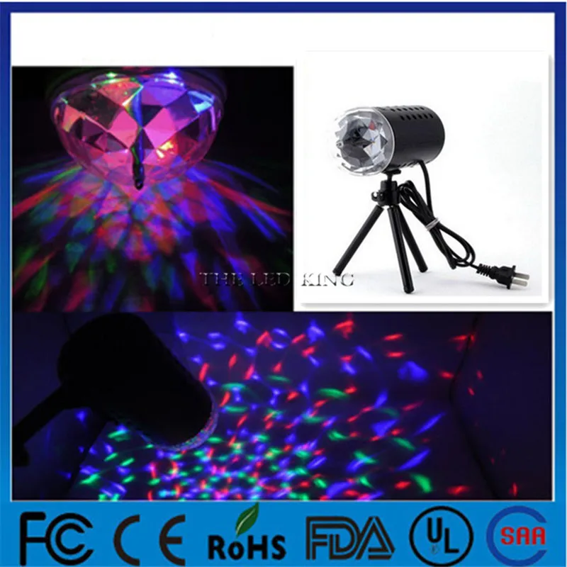 Вечерние светильник s DJ диско шар RGB светодиодный сценический вращающийся