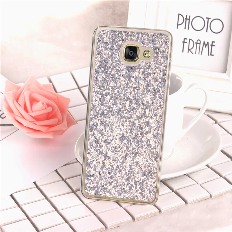For Samsung A5 2016 A510 Case Colored Shiny Glitter Silicone TPU Gel Soft Back Cover Phone for Galaxy A510F |