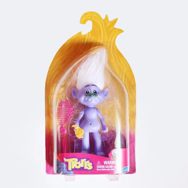 4 шт./компл. Dreamworks кино тролли 6 см ПВХ Фигурки игрушки для детей Рождественский подарок