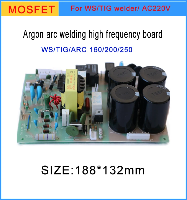

WSM-160-SL PCB with MOSFET-controlled inverter welder