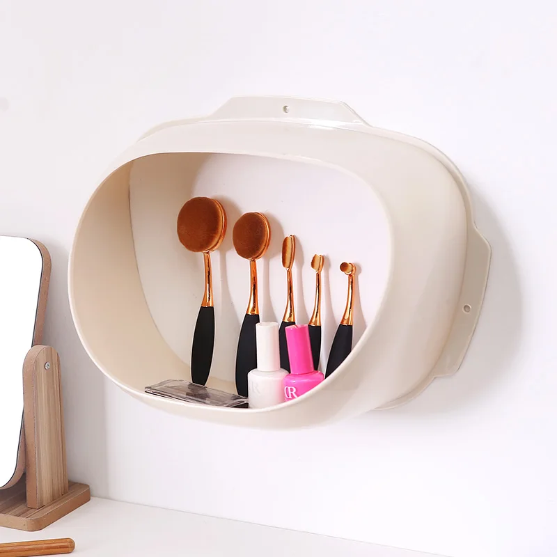 Пластиковый настенный стеллаж для хранения органайзер спальни кухни домашний