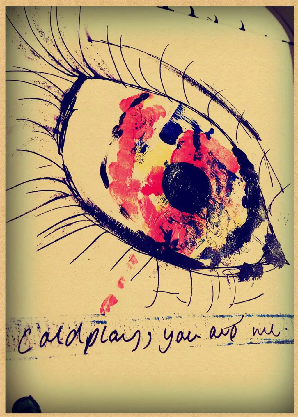 Coldplay Декор для дома крафт кислота Рок Музыка плакат рисунок ядро наклейки на