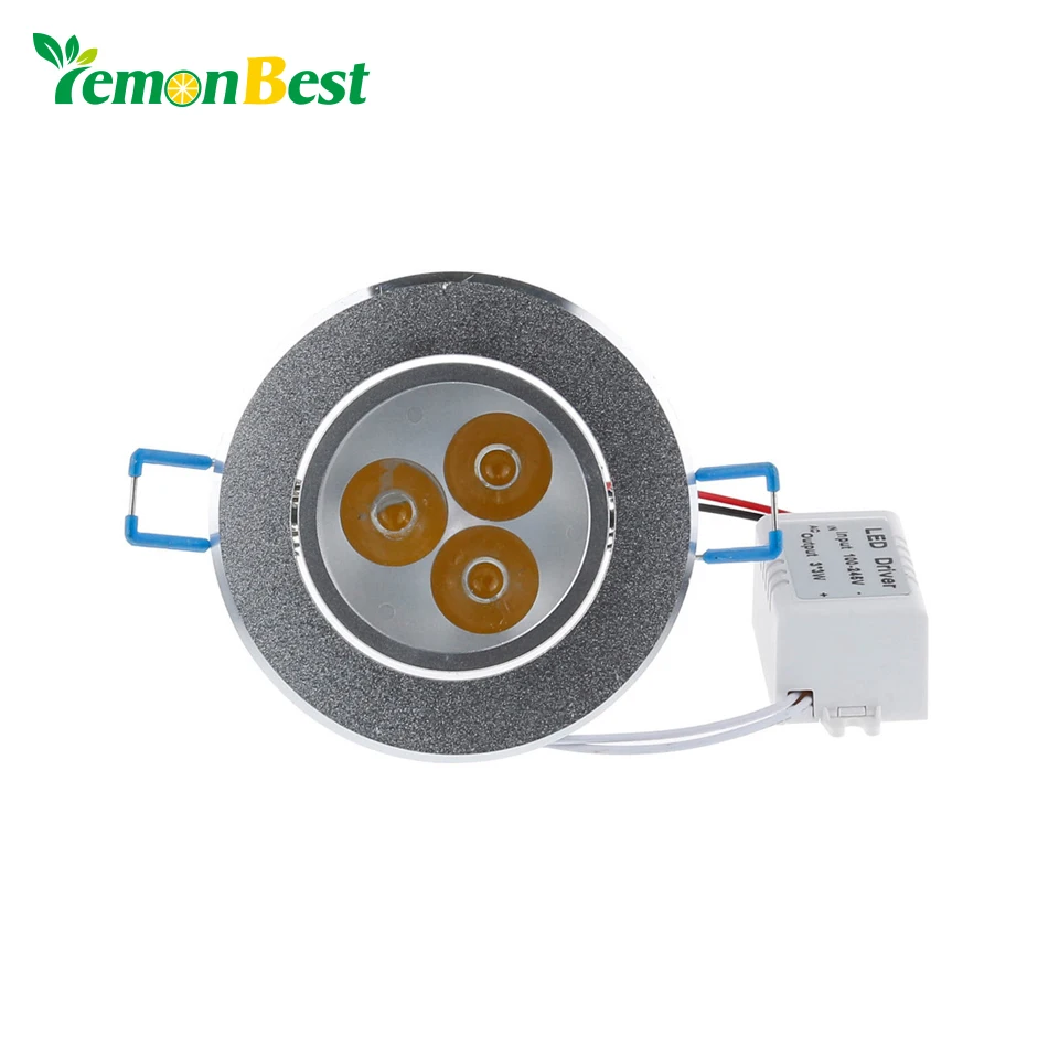 9W 3x3W 110v 220v Dimmable или luminaria teto светодиодные встраиваемые светильники lamparas de techo lampada