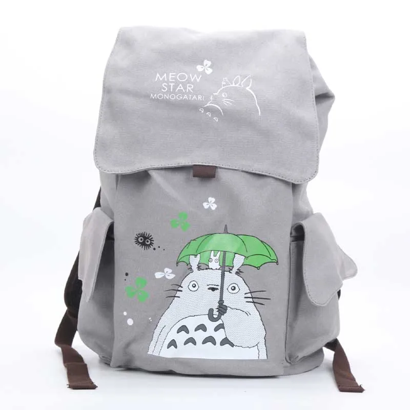 Аниме One Piece Naturo Totoro Attack on Titan Токийский Гуль Death Note рюкзак большой емкости дорожная