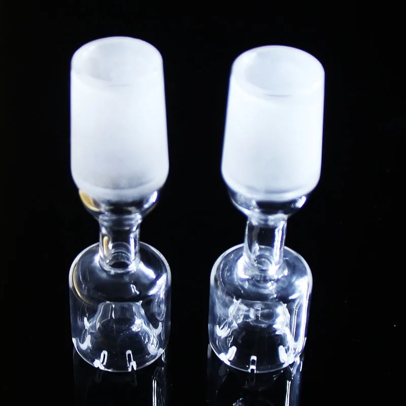 

New Domeless 100% real quartz nail with 14mm and 18mm male joint quartz bowl fits oil rigs and water pipes quartz nails
