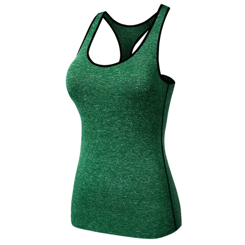 

Yoga Vest Gym Compression Tights Women's Dry Quick Running Sport vest T-shirts Fitness Women Clothes Tees tops