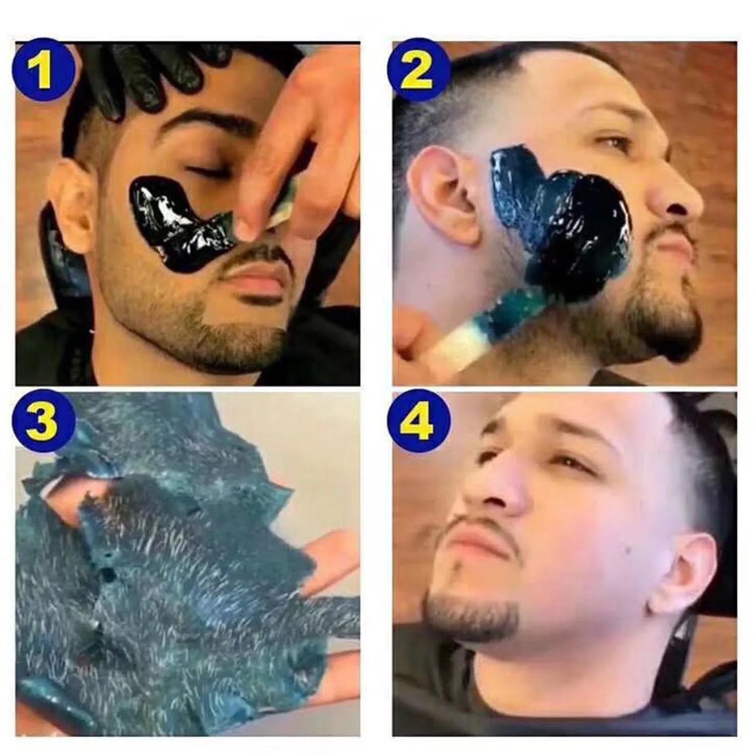 Набор для удаления волос 3 упаковки твердые восковые бобы депиляции с 20