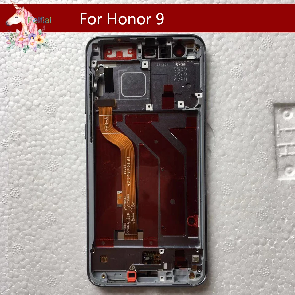 ЖК-дисплей для Huawei Honor 9 Дисплей Сенсорный экран дигитайзер с рамкой STF-L09 STF-AL10 STF-AL00