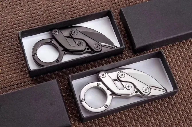 folding karambit Mechanical claw knife 9Cr18 blade hight quality outdoor camping EDC tool survival exploration pocket knife