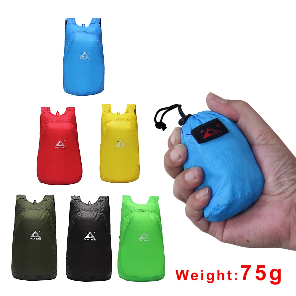 20L легкий упаковочный рюкзак складной уличный для кемпинга туризма езды на