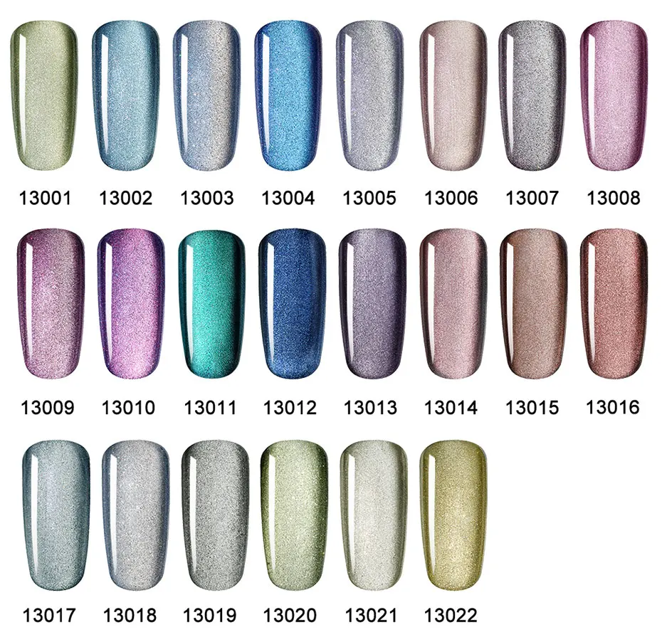 FairyGlo 10ml 5D Wide Line Cat Eye UV Gel Polish Chameleon Cat's Eyes Nail Gel Polish Magentic Nail Gel Varnish Enamel Lacquer