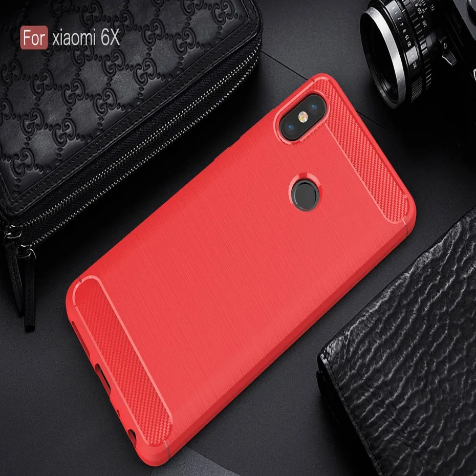 Чехол для Xiaomi mi 8 lite Red mi Note 5 6 Pro из углеродного волокна, полностью защитный чехол для телефона Xio mi A2 6X8 SE, чехол s A1 S2 9 5G
