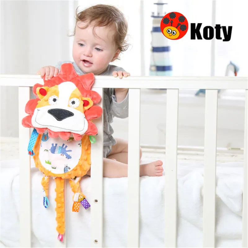 Детская ручная кукла плюшевая игрушка от 0 до 1 года детская ласка новорожденное животное ручная марионетка перчатки Обучающие погремушки игрушки
