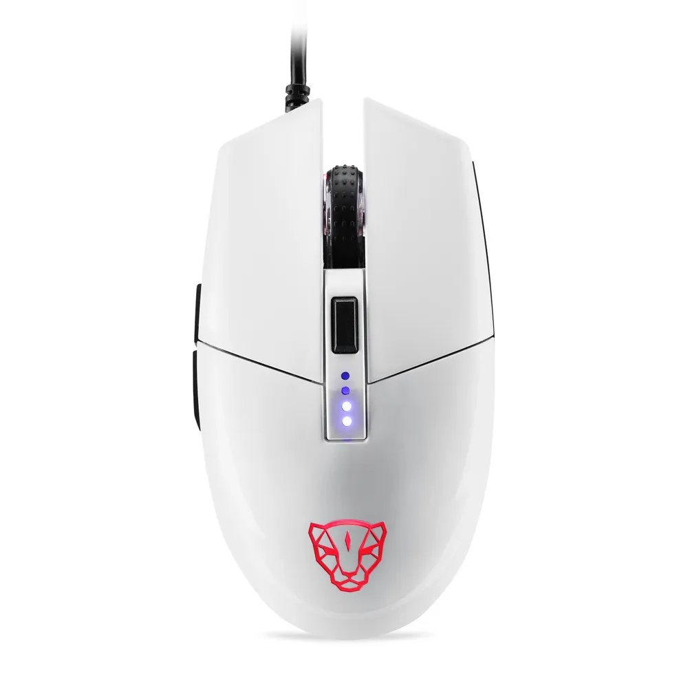 MOTOSPEED V50 игровая мышь 4000DPI оптическая 6 кнопок светодиодный Проводная