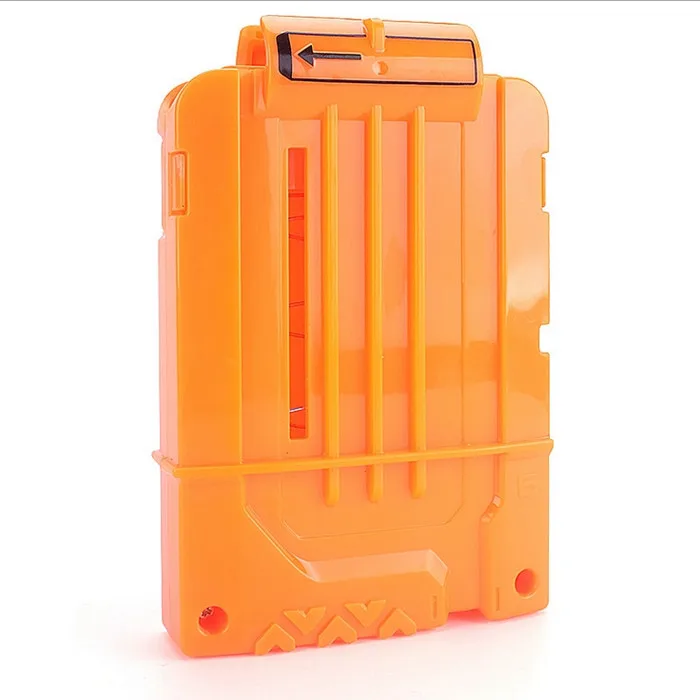 6 Orange 6-18 оранжевый перегрузочный зажим для Nerf Magazine круглые Дартс сменный игрушечный пистолет Мягкая Пуля зажим для Nerf Blaster arma de brinquedo - Цвет: 6 Orange