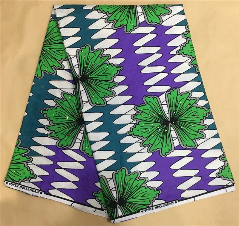 (6 yards/pcs)T1119-4 Afrikanischen wachs stoff hollandais fashion prints stoffNigerian nahen batik | Дом и сад