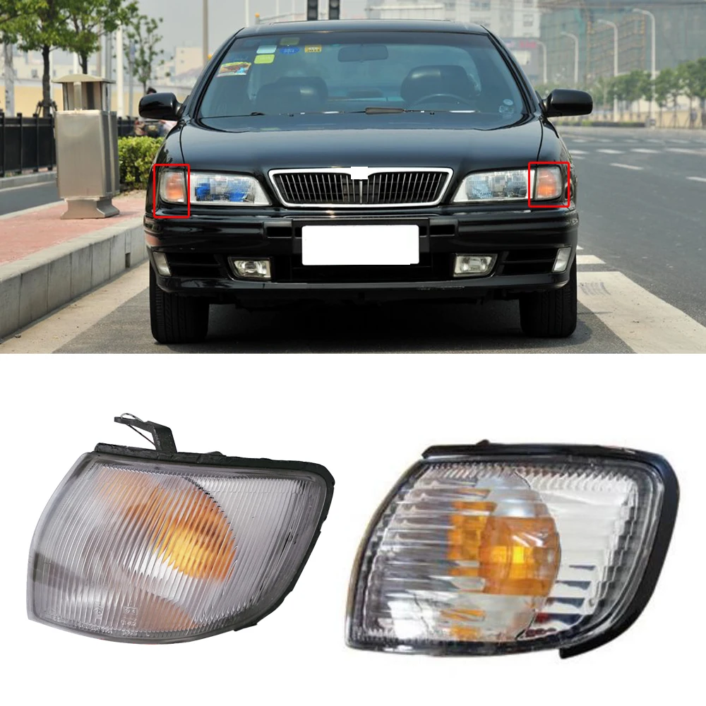 CAPQX 1 шт. для Nissan Cefiro A32 1995 1998 передняя фара габаритный фонарь боковое крыло