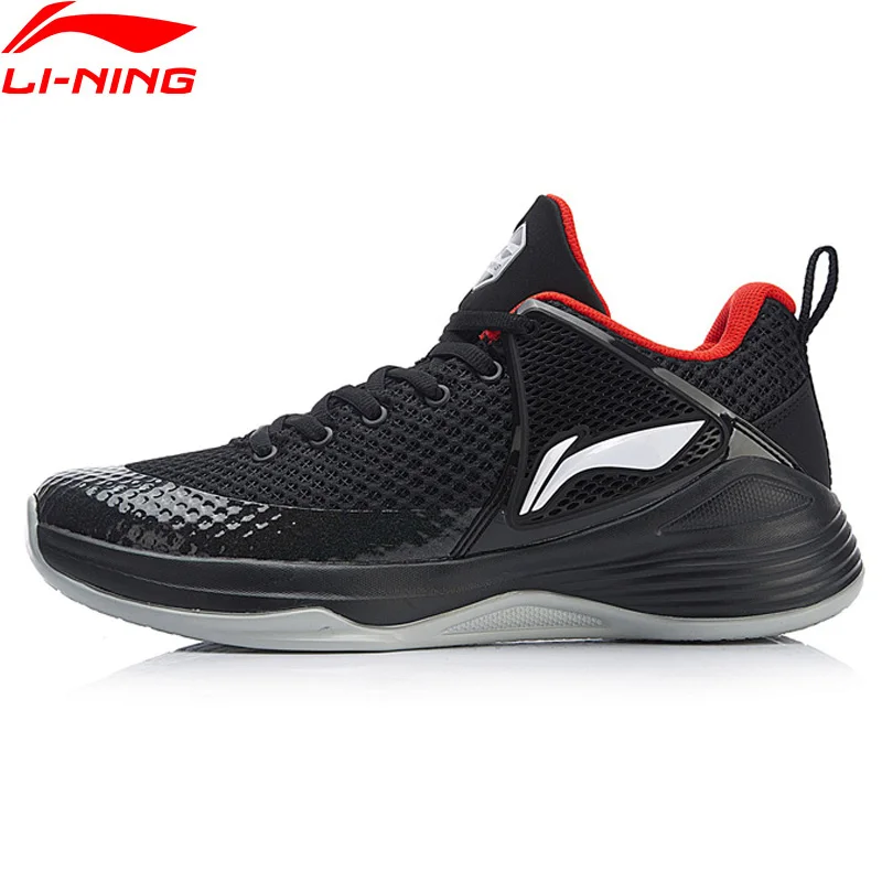 Li-Ning/мужские кроссовки для баскетбола с тенью на корте; износостойкая подкладка; нескользящая спортивная обувь; кроссовки для фитнеса; ABPN011 SJAS18