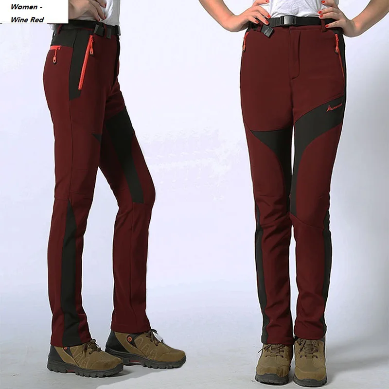 Мужские зимние уличные водонепроницаемые походные брюки женские ветрозащитные