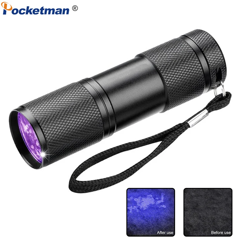 Акция! Светодиодный УФ-светильник 12 s 21 395-400nm УФ-фонарь Ультрафиолетовый черный