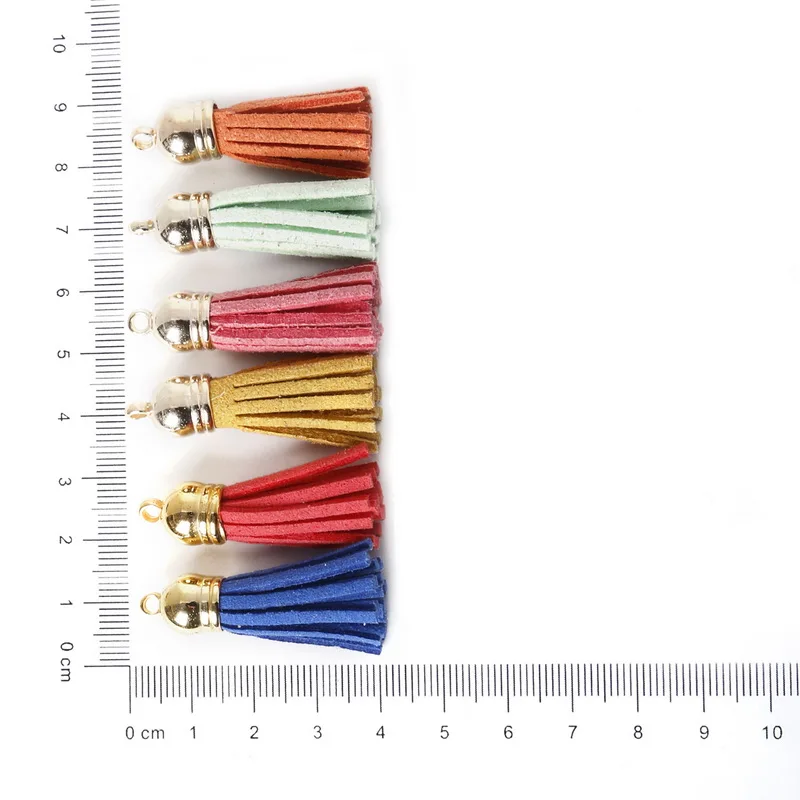 Замшевая кисточка 35 мм для брелоков смешанные цвета сотовых телефонов ювелирные