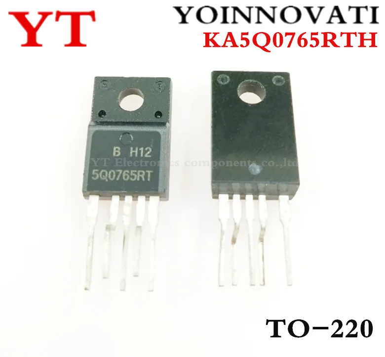 20 шт./лот KA5Q0765RTH KA5Q0765 5Q0765 0765 5Q0765RT IC FPS SWITCH CTV TO-220F-5 | Электронные компоненты и