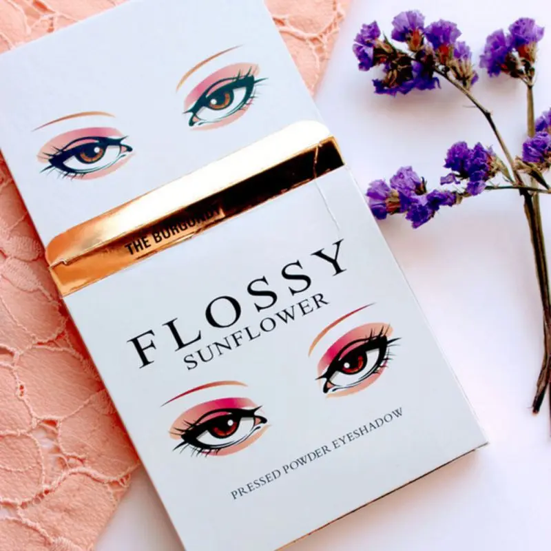 Профессиональный макияж тени для век водостойкие длительная матовая сияющая 9