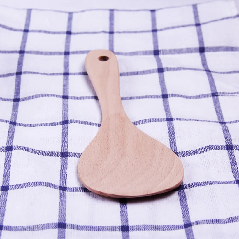 Высококачественная кухонная утварь из бамбукового дерева лопата натурального