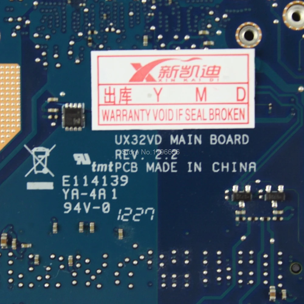 UX32A материнская плата I3 CPU REv: 2 1 Для Asus UX32VD для ноутбука Тест 100% ok|laptop board|asus laptop