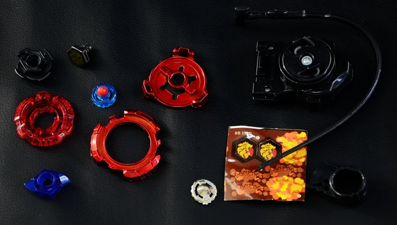 Металлическая борьба Beyblades Red Fang leonw105r2f WBBA сжигающий коготь с набором пусковых