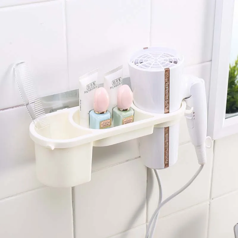 Hoomall настенный пластиковый фен для волос держатель хранения мощный всасывающий