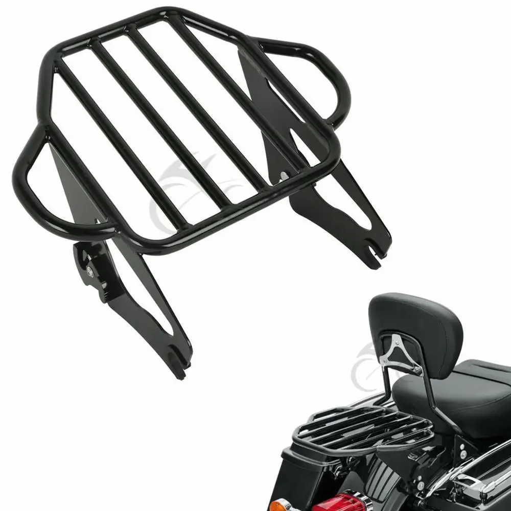 Съемный 2 в 1 багажный стеллаж для мотоцикла Harley Touring Tour Pak Street Glide Road King 2009 2020