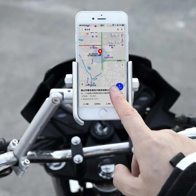 MOTOWOLF универсальный модифицированный многофункциональный телефон/gps/прожектор/фара Монтажный кронштейн держатель для мотоцикла/скутера/спортбайка