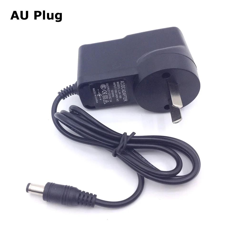 Блок питания для камеры видеонаблюдения/ip-камеры DC 12 V 1A мкА UK plug 5,5 мм x 2,1 мм 100-240 В входные аксессуары системы видеонаблюдения адаптер питания