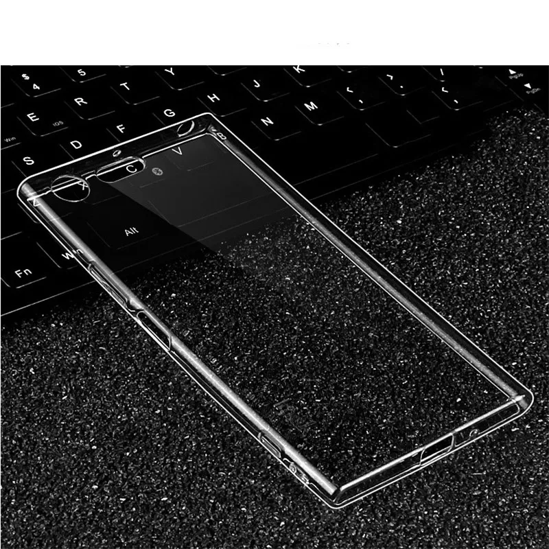 50 шт. прозрачный силиконовый чехол для Sony Xperia X XA1 XZ Premium XZ1 Compact XA ультра мягкий ТПУ