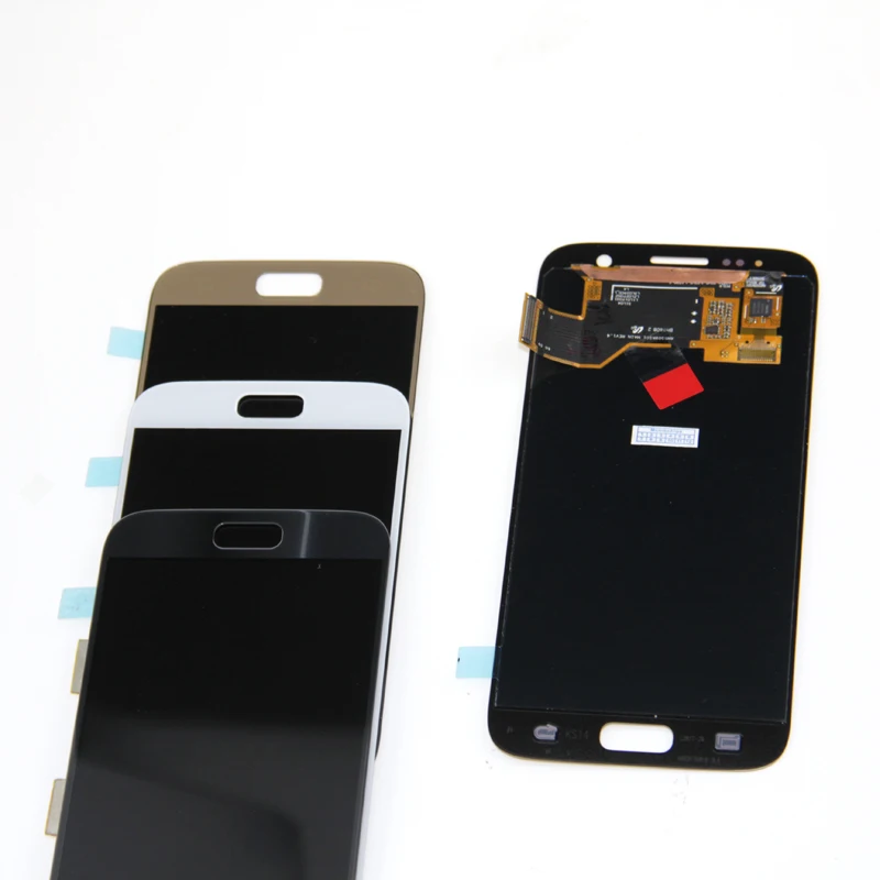 ЖК дисплей + сенсорный экран для Samsung GALAXY S7 G930 G930F G930A G930V G930T LCD|Экраны мобильных