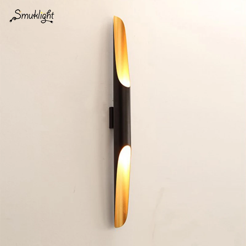 Винтажный настенный светильник в форме бамбука креативная индивидуальная