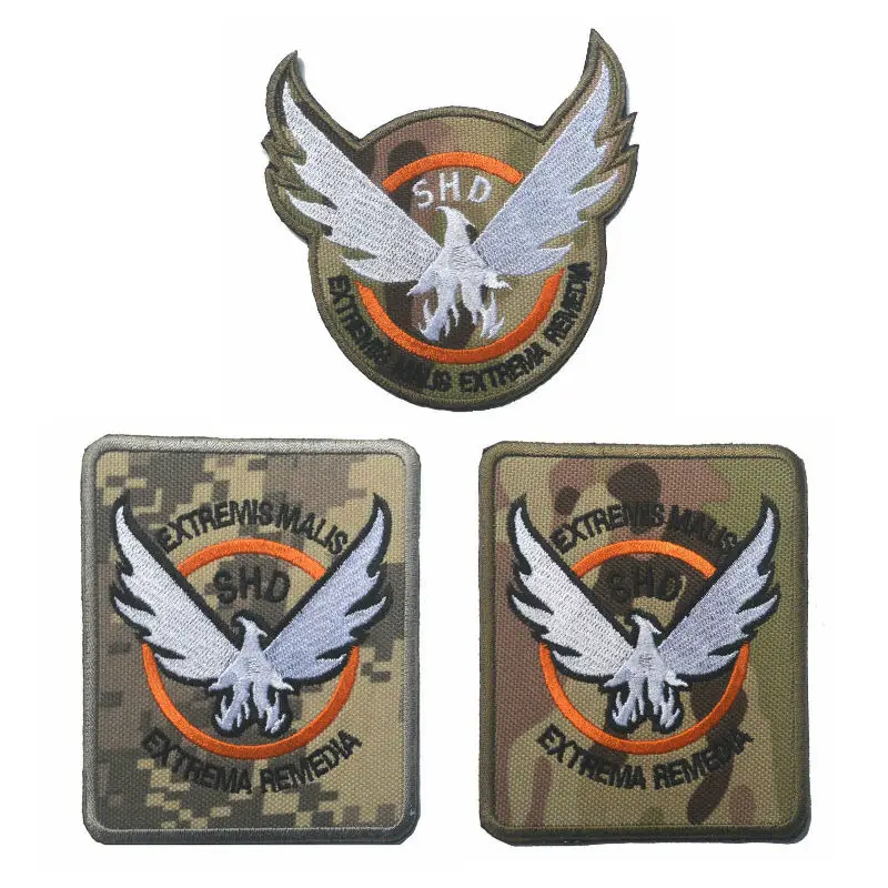 Вышитая эмблема The Division камуфляжная эмблемы с вышивкой Военная Тактическая
